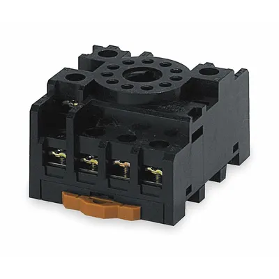OMRON Relay Socket: 10 A Rating, DIN-Rail & Surface Socket Mounting, 11 Pins - Combination DIN-Rail & Surface-Mounted Sockets