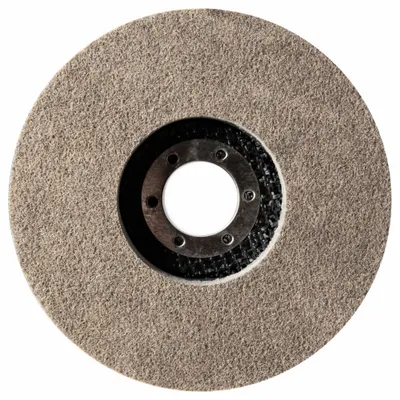 ARC ABRASIVES Non-Woven Depressed Center Discs: 4 1/2 in x 7/8 in, Aluminum Oxide, Medium - General Purpose Surface-Conditioning Discs for All Metals
