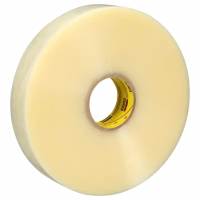SCOTCH Packaging Tape: 2.5 mil Tape Thick, 1 7/8 in x 1,640 7/16 yd, Clear - Hot Melt Packing Tape for Recycled Boxes