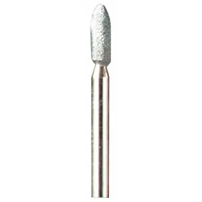 DREMEL Abrasive Point: Tapered, 1/8 in Head Wd, 1 1/2 in Head Lg, 1 Pieces - Abrasive Points for Rotary Tools