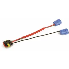 Automotive pigtail with 4 wires, 9-inch length, and 3 connectors. Features a female PL-3 connector type and 16 AWG wire sizes. Used for connecting stop, turn, and tail lights on trailers and heavy-duty vehicles.