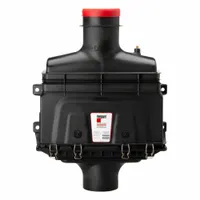 Plastic filter housing designed to enclose the AF55005 air filter. Measures 25 5/16 inches in length. Used in air intake systems for engines and equipment to protect the filter element and direct airflow