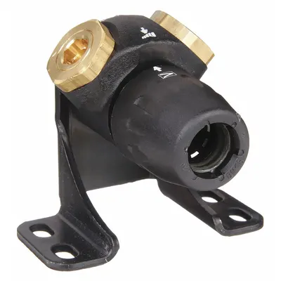 TRANSAIR Push-Fit Wye Fitting: 1/2 in OD x 1/2 in Pipe x 1/2 in Pipe x 1/2 in Pipe Size - Polyamide Tube Fittings for Compressed Air Systems