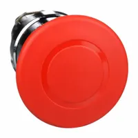 SCHNEIDER Emergency Stop Push Button: Red, 22 mm Mounting Size, Metallic, Maintained (MPN ZB4BT84TQ)