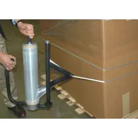 Stretch Wrap Dispenser: 12 in Min Roll Wd, 20 in Max Roll Wd, 3 in Fits Core Size, 24 in Overall Lg (MPN EP-890)