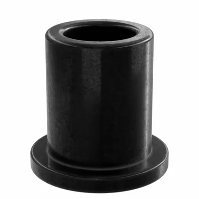 OILITE Flanged Sleeve Bearing: Vespel SP-21, 1/4 in Bore, 3/8 in OD, 1/2 in Overall Lg - Heavy-Load & Temperature-Resistant Plastic Flanged Sleeve Bearings