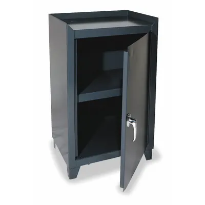 DURHAM MFG Storage Cabinet: 24 1/4 in x 24 1/4 in x 33 3/4 in, Swing Handle & Keyed - Industrial Shelf Cabinets
