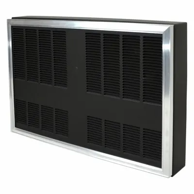 MARKEL PRODUCTS Electric Heavy Duty Wall Heater: Fan Forced, 9,600 W Watt Output, 240V AC - Surface-Mount Electric Cabinet Wall Heaters