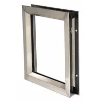 Lite Kit: 24 in Opening Ht, 24 in Opening Wd, 22 in Window Ht, 22 in Window Wd, Steel (MPN L-CVFM-SS-24x24)