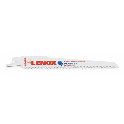 LENOX Reciprocating Saw Blade: 6 Teeth per Inch, 6 in Blade Lg, 0.05 in Blade Thick - Wood-Cutting & Pruning Blades