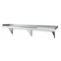EAGLE GROUP Wall Shelf: 60 in x 15 in x 13 in, 150 lb Load Capacity, Aluminum, Unfinished (MPN SWS1260-16/3)