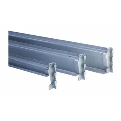 Pack of two heavy-duty beams designed for use in industrial storage and racking systems. These beams provide structural support for pallet racks and shelving units in warehouses, distribution centers, and manufacturing facilities.