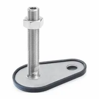 JW WINCO Male-End Leveling Mount: Swiveling Stud, 3/4"-10 Thread Size, 4,496 lbf Capacity (MPN 43-80-3/4X10-100-D1-UK)