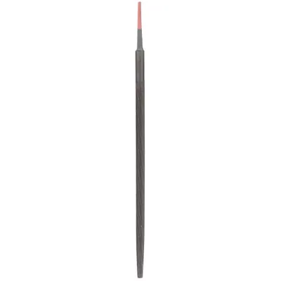 SIMONDS Machinists File: Round, Double-Cut, Double Edge Cut, Bastard Cut, 12 in Lg without Tang - Double-Cut Round Files