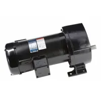 LEESON Parallel Shaft Gearmotors: Parallel, 90V DC, TEFC, 18 RPM, 1,112 in-lb Max Torque, 95:1, 5 A (MPN 108707.00)