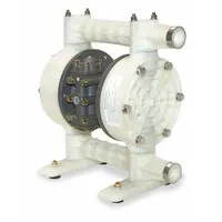 DAYTON Double Diaphragm Pump: Polypropylene Body, 1 in, NPT Connection, 35 gpm, 231 ft Max. Head (MPN 6PY41)