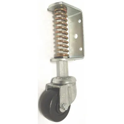 PAYSON CASTERS, INC Side Mount Caster: Swivel, Rubber, 3 in Wheel Dia. - Side-Mount Casters