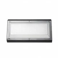 Vandal Resistant Stairwell Fixture: 3,090 lm_3,167 lm_3,232 lm_3,288 lm_3,386 lm, 4000K, 30 W (MPN ESF18 MIN1 30W 40K MVOLT CLP BLK WL N)