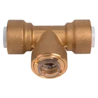 Quick coupling T pressure fitting 3/8"