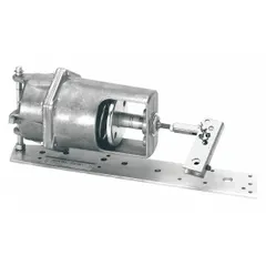 Linear pneumatic actuator for modulating air dampers in HVAC systems. Spring range 5 psi to 10 psi. Extended shaft mounting with rubber. Clevis connection. Not for fire/smoke applications.