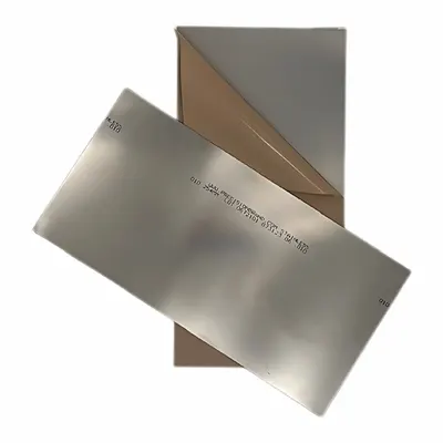 PRECISION BRAND Shim Stock: 12 in Shim Lg, 6 in Shim Wd, 0.02 in Thick, Stainless Steel - Shim Stock Sheets