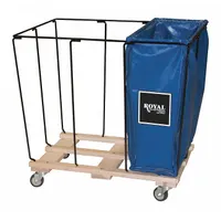 ROYAL BASKET TRUCKS Drop-In Divider: G12-BBX-R3N, 36 in x 26 in x 27 1/2 in, Blue, 15 cu ft, Vinyl
