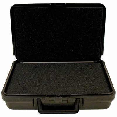 PLATT Protective Case: 7 in x 11 in x 2 3/4 in Inside, Pick and Pluck/Solid, Black - Suitcase-Style Cases