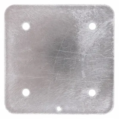 HUBBELL KILLARK Interior Panel: Back Panel Panel, 5 in Overall Ht, 5 in Overall Wd, Aluminum - Interior Mounting Panels