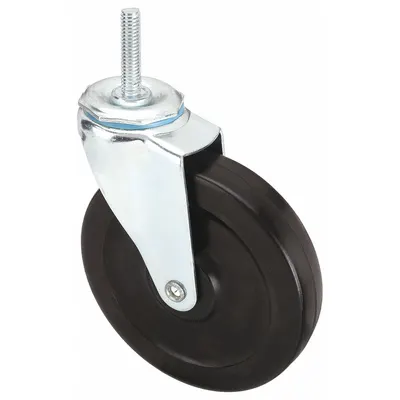 OEM Stem Caster: Swivel - Standard Threaded Stem Casters