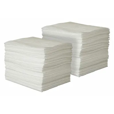 CONDOR Sorbent Pad: 27 oz Volume Absorbed Per Pad, 19 in x 15 in Pad Size (L x W) - Sorbent Pads