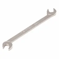TEKTON Open End Wrench: Chromium Molybdenum Steel, Satin, 6 mm Head Size, 3 1/2 in Overall Lg (MPN WAE84206)