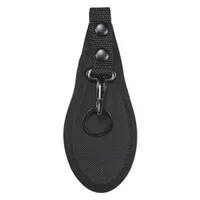 HEROS PRIDE Key Holder: Black, Nylon, Ballistic, 7 1/4 in x 82 mm, Snap Closure (MPN 1112)