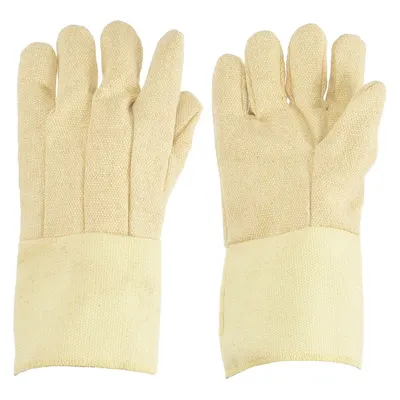 CONDOR Knit Gloves: L ( 9), Glove Hand Protection, Uncoated, 660°F Max Temp, Cotton - Uncoated Knit Gloves