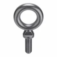 Machinery Eye Bolt: With Shoulder, Steel, Plain, M16x2.00 Thread Size, 44.5 mm Thread Lg