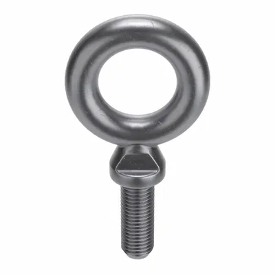 KEN FORGING Machinery Eye Bolt: With Shoulder, Steel, Plain, M16x2.00 Thread Size - Machinery Eye Bolts with Shoulder
