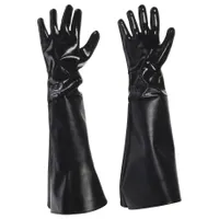 ECONOLINE Blasting Glove Set: Left/Right Hand, 7 in Dia x 33 in L, Neoprene/Vinyl, 1 PR (MPN 412007)