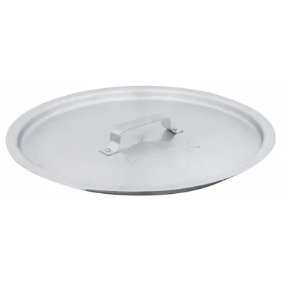 CRESTWARE Stock Pot Cover: 40 qt Compatible Pot Capacity, 15 1/2 in Dia, Aluminum - Covers
