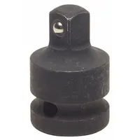 WESTWARD Impact Socket Adapter: 1/2 in Input Drive Size, Manganese Phosphate, Square, Female (MPN 4LYY7)
