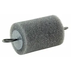 Foam piston designed for pulling or pushing cables through 1-inch conduit. Compatible with EMT, Flex, IMC, PVC, and Rigid types. Includes 10 carriers per pack. Used in electrical conduit installations to reduce friction and protect cables.