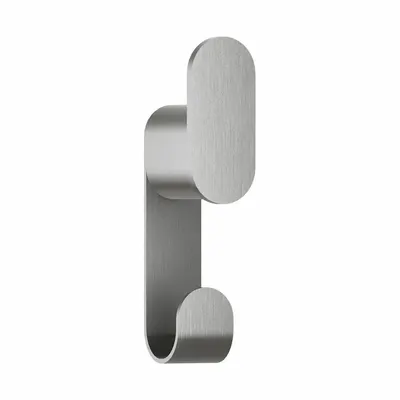 BRADLEY Robe Hook: 5 3/8 in x 1 1/4 in x 1 3/4 in, Stainless Steel, Satin - Bathroom Hooks