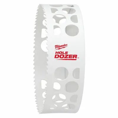 MILWAUKEE Hole Saw: 5 1/2 in Saw Dia., 3.5 Teeth per Inch, 1 5/8 in Max. Cutting Dp - Multi-Material-Cutting Hole Saws without Arbor