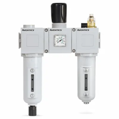 NUMATICS Filter/Regulator/Lubricator Assembly: 1/2 in NPT, 2,290 lpm, 10 bar Max Op Pressure - Numatics Filter, Regulator & Lubricators (FRLs)