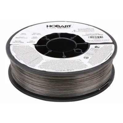 HOBART Flux-Cored Welding Wire: Carbon Steel, E71T-11, 0.035 in - Flux-Cored Wire for Thin-Gauge Sheet Metal