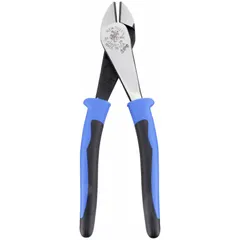 Manual diagonal-cutting pliers with a straight, oval jaw design. Jaw length 7/8 in, jaw width 1 1/4 in, overall size 6 - 8 in. Suitable for cutting hard wire in general industrial and electrical applications.