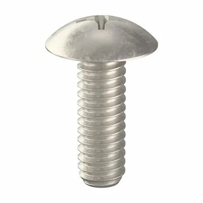 FOREVERBOLT Machine Screw: 1/4"-20 Thread Size, 3/4 in Lg, 18-8, Stainless Steel, NL-19 - Truss Head Machine Screws
