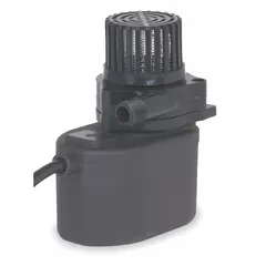 This epoxy-encapsulated submersible centrifugal pump is designed for circulating or transferring clean water and non-aggressive liquids. It operates on 230V AC and provides a maximum head of 12.5 ft. The pump features a 3/4 in intake and a 3/8 in discharge connection, suitable for light-duty fluid handling in sump, drainage, and dewatering applications.