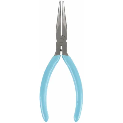 XCELITE Round Nose Plier: ESD-Safe, 1 in Max Jaw Opening, 5 1/2 in Overall Lg, 1 5/8 in Jaw Lg - Bent Needle-Nose Pliers