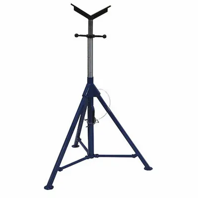 SUMNER Jack Stand: V Head, 6,000 lb Max Load Capacity, Rigid Leg - V-Head Pipe Stands