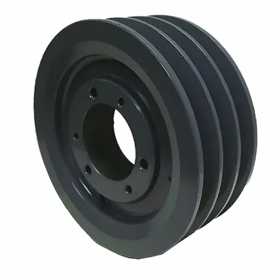 OEM V-Belt Sheave: 3B154SK - Bushed-Bore Cast-Iron V-Belt Pulleys