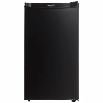 DANBY Mini Refrigerator with Freezer Section: Black, 3.2 cu ft Total Capacity - Mini Refrigerators